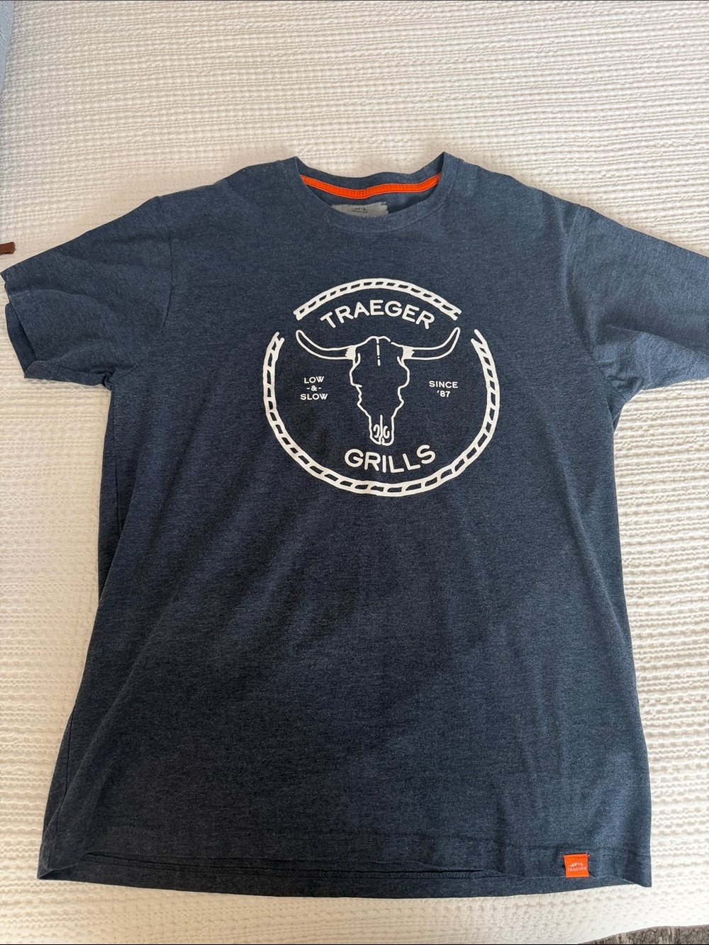 Men's Short-Sleeve Navy Traeger Tee